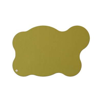 TOVAGLIETTE TAPPETINI D'ARREDO 53x35 cm BLOB pezzo singolo JUTA  - VERDE