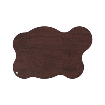 TOVAGLIETTE TAPPETINI D'ARREDO 53x35 cm BLOB pezzo singolo sp. 2.5 - MARRON