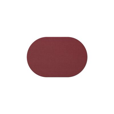 TOVAGLIETTE TAPPETINI D'ARREDO OVALI 20x30 cm pezzo singolo CHEF  - BORDEAUX