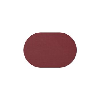 TOVAGLIETTE TAPPETINI D'ARREDO OVALI 20x30 cm pezzo singolo CHEF - BORDEAUX