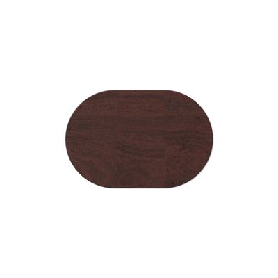 TOVAGLIETTE TAPPETINI D'ARREDO OVALI 20x30 cm pezzo singolo   sp. 2.5 - MARRONE