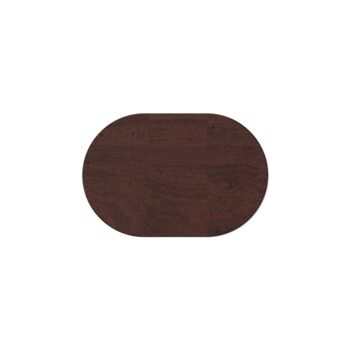 TOVAGLIETTE TAPPETINI D'ARREDO OVALI 20x30 cm pezzo singolo sp. 2.5 - MARRON