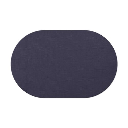 TOVAGLIETTE TAPPETINI D'ARREDO OVALI 30x47 cm pezzo singolo JUTA  - BLU