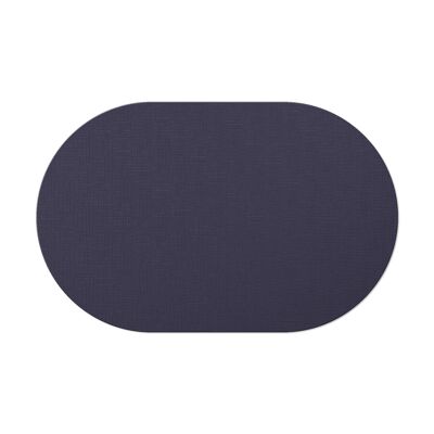 TOVAGLIETTE TAPPETINI D'ARREDO OVALI 30x47 cm pezzo singolo JUTA  - BLU