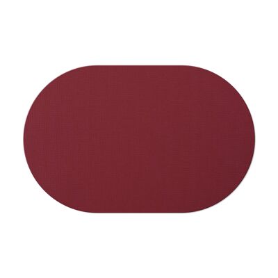 TOVAGLIETTE TAPPETINI D'ARREDO OVALI 30x47 cm pezzo singolo JUTA - BORDEAUX