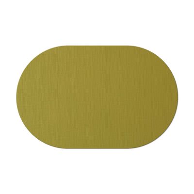 TOVAGLIETTE TAPPETINI D'ARREDO OVALI 30x47 cm pezzo singolo JUTA - VERDE