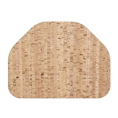 TOVAGLIETTE TAPPETINI D'ARREDO TETRIS 30x40 cm pezzo singolo NATURALE sp. 1.4 - SUGHERO NATURALE