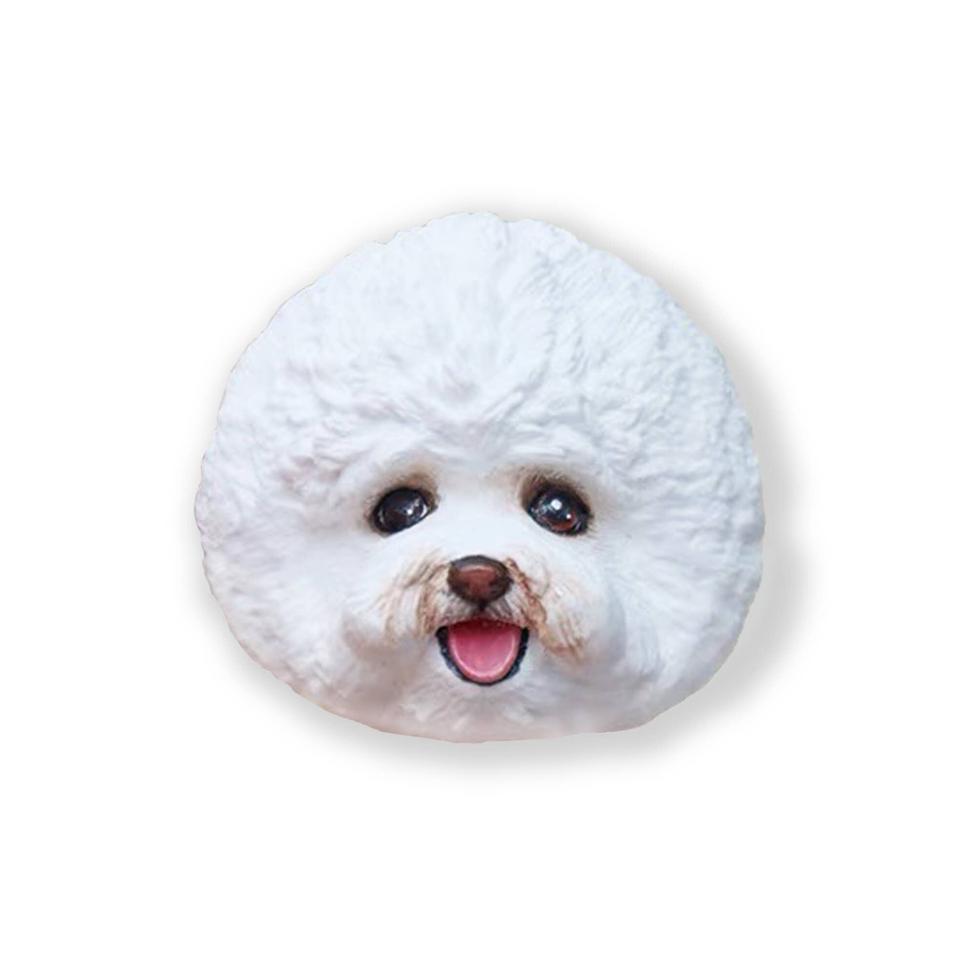 Chien Bichon Frisé - Diffuseur automatique personnalisé fait à la main - Bichon blanc