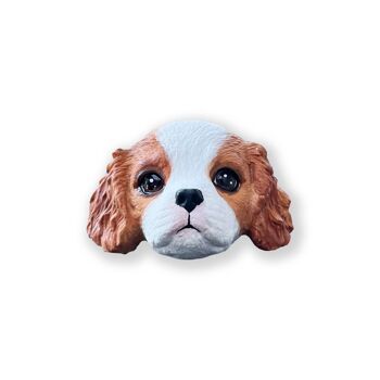 Cane Cavalier King - Diffuseur de Parfum Auto Fait Main - Noir et Tan 4