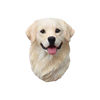 Golden Retriever Dog - Handmade Personalized Diffuser - Cream
