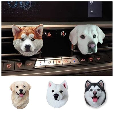 Cane Razza Grande - Handmade Personalizzato Diffusore Auto - Siberian Husky