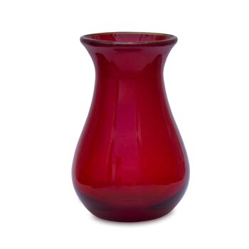 Vase déco carafe rouge 2