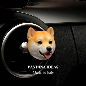 Chien Shiba Inu - Parfum de diffuseur automatique fait à la main - Tan noir 3