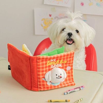 My Lunch Box Book - Hidden Food Game, Interactive Sound Toy for Dog