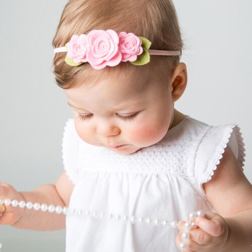 Buy wholesale Rose trio headband