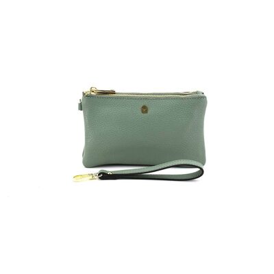 Clutch "CALDE" - Verde Acqua