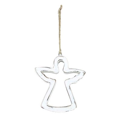 Angel pendant made of wood, Christmas decoration