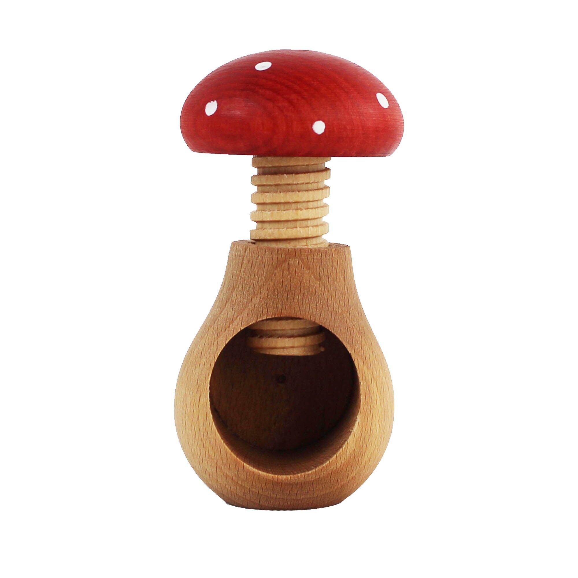 Nussknacker Fliegenpilz rot, Weihnachtsdeko