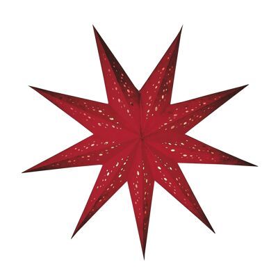 Paper star Baby Spumante red to hang up