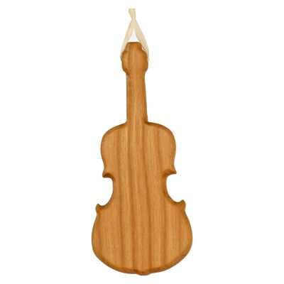 Décorations d'arbre de violon en bois