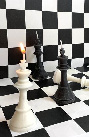 Bougie en forme d'échecs 4