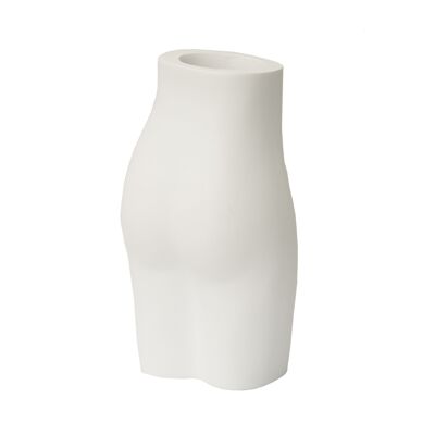 Vase in weiblicher Form (weiß)