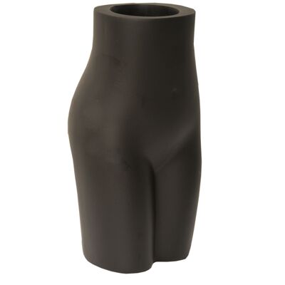 Vase Forme Féminine (Noir)
