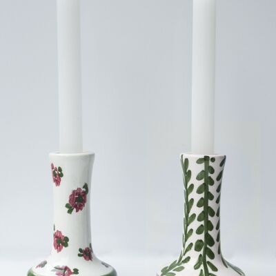 Fitz Candleholder Set (Flowers)