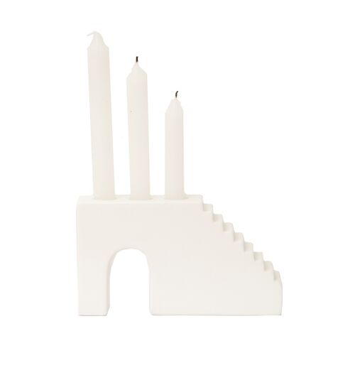 Scala Candle Stick (Blanco)
