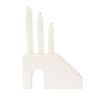 Scala Candle Stick (White)