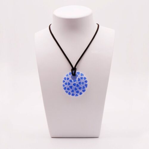 Collier en verre de Murano certifié Ø 45 mm