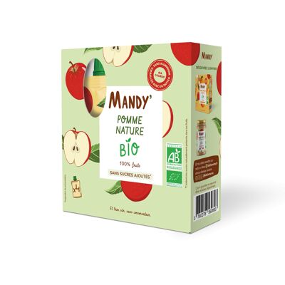 MANDY' - PACK OF 4 ORGANIC GOURDS - NATURE APPLE - 4X90G