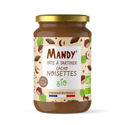 MANDY' - PÂTE À TARTINER CHOCO NOISETTES BIO