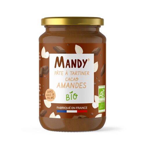 MANDY' - PÂTE À TARTINER CHOCO AMANDES BIO