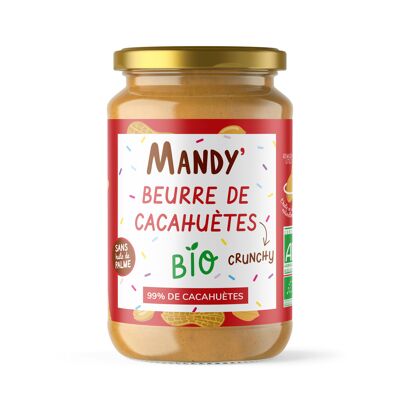 MANDY' - BIO-ERDNUSSBUTTER MIT STÜCKEN