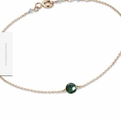 Bracelet Fermoir – Agate Arbre