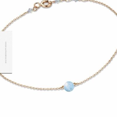 Clasp Bracelet – Aquamarine
