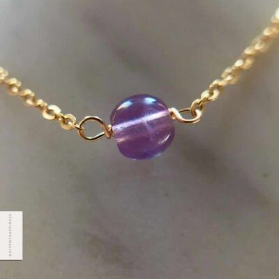 Clasp Bracelet – Purple Fluorite