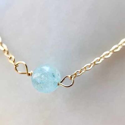 Clasp Bracelet – Aquamarine Morganite