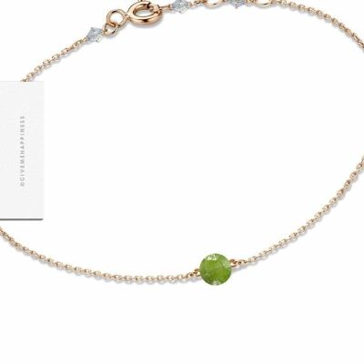Clasp Bracelet – Peridot Olivine