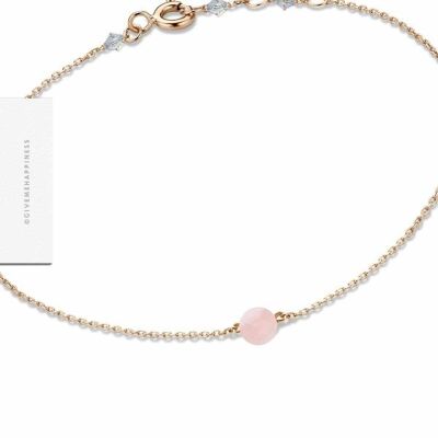 Clasp Bracelet – Rose Quartz