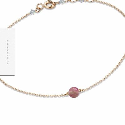 Bracelet Fermoir – Tourmaline Melon D’eau