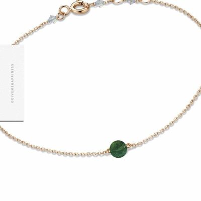 Bracelet Fermoir – Tourmaline Verte