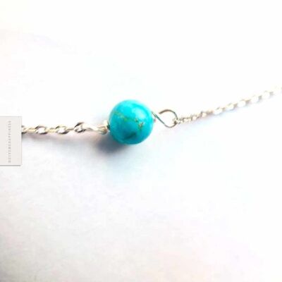 Bracelet Fermoir – Turquoise Naturelle Sleeping Beauty