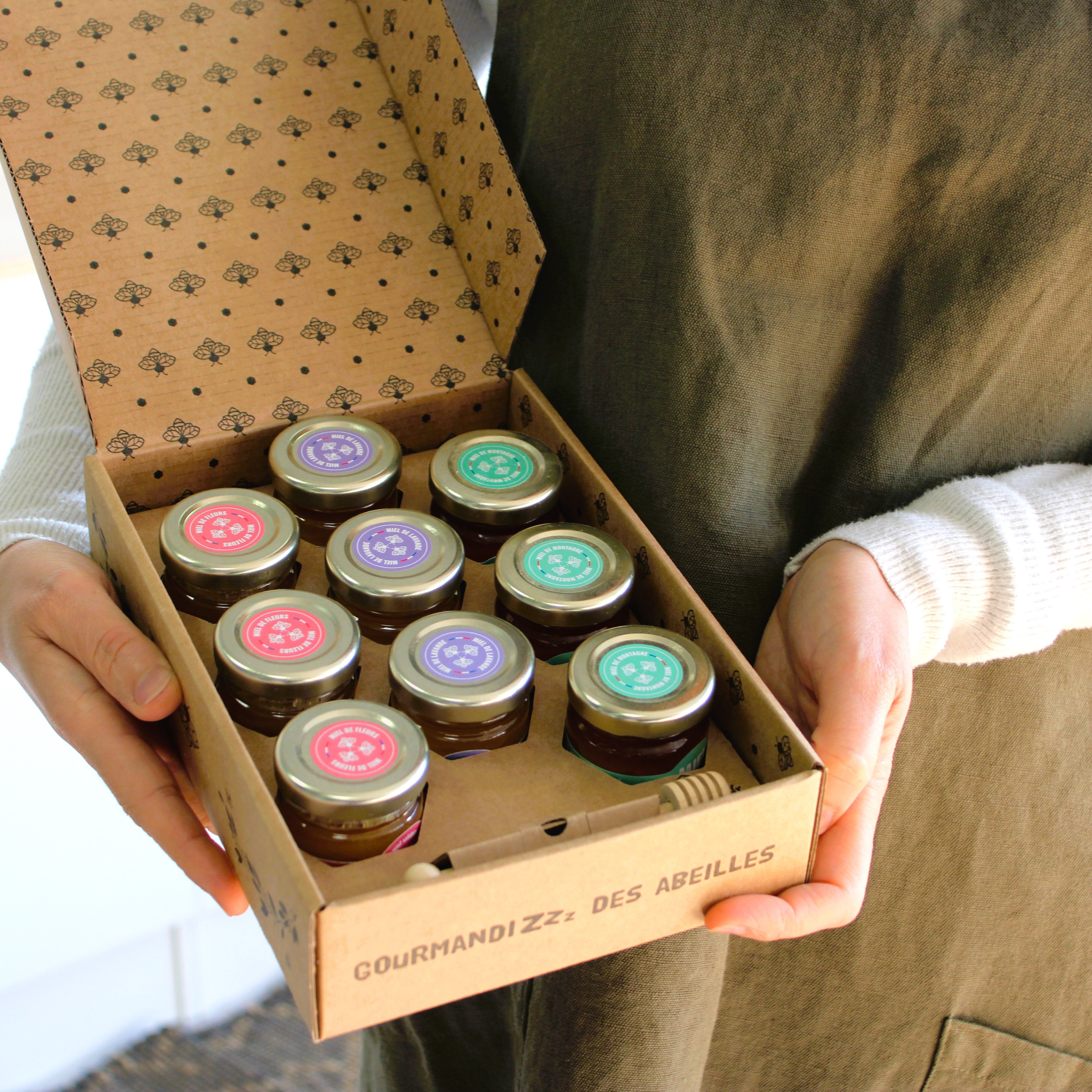 ORGANIC HONEY BOX THE PALETTE OF FLAVORS 9 POTS