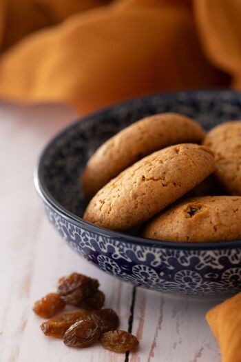 Biscuit Bio Végan Vrac 3kg - Pur Petit Épeautre & Raisins secs 3