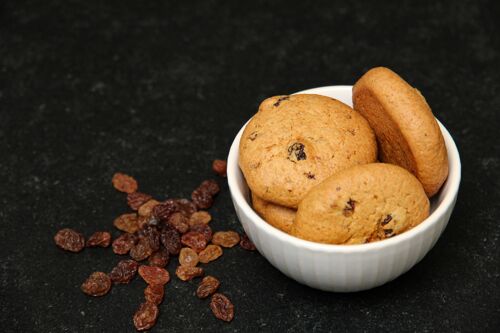 Biscuit Bio Végan Vrac 3kg - Pur Petit Épeautre & Raisins secs