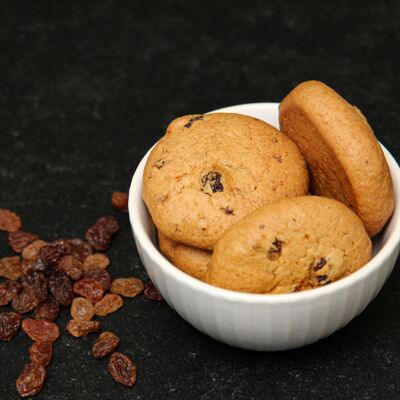 Organic Vegan Biscuit Bulk 3kg - Pure Einkorn & Raisins