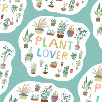 Plant Lover Waterproof Sticker