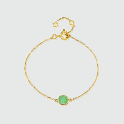 Brooklyn Chrysoprase & Gold Vermeil Bracelet